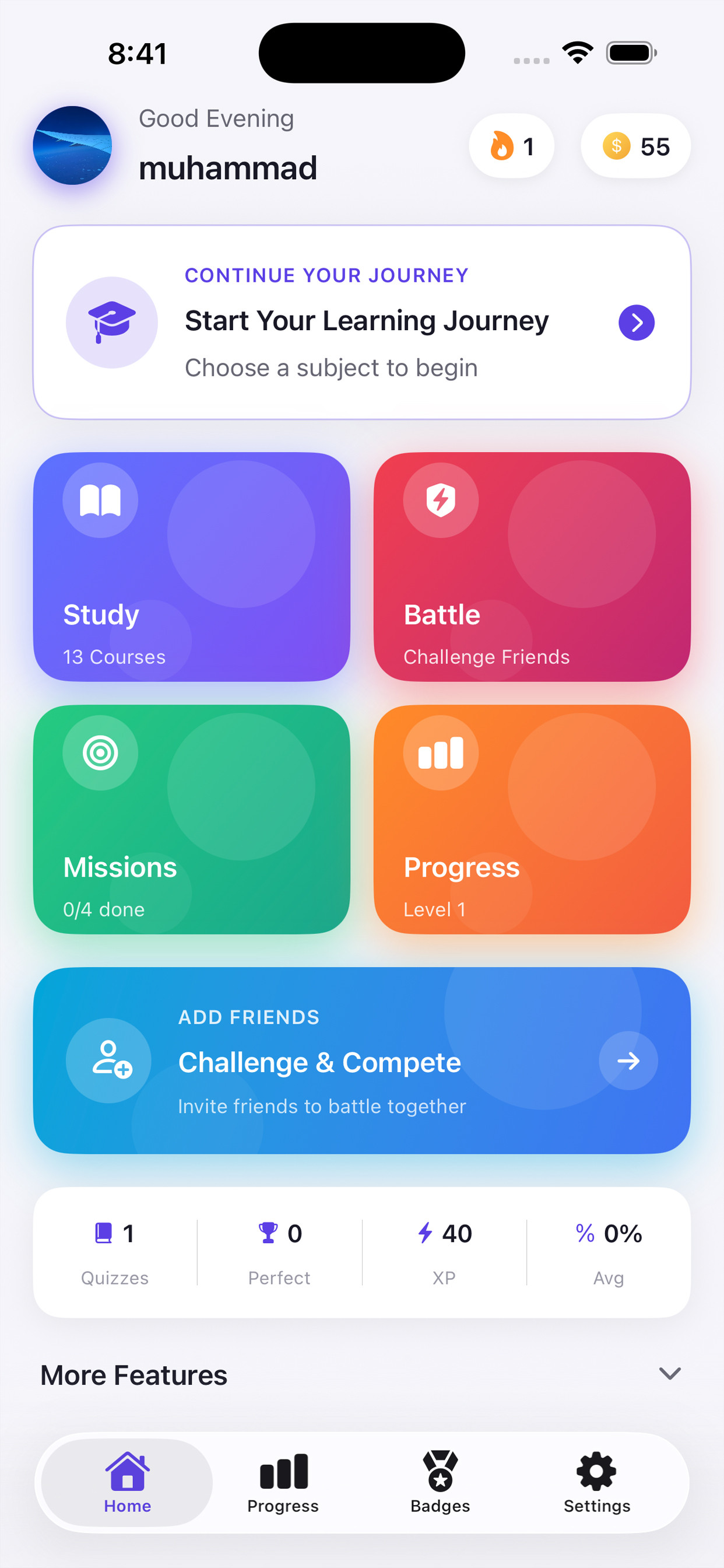 Theory Elite App — Study, Battle, Missions, and Progress